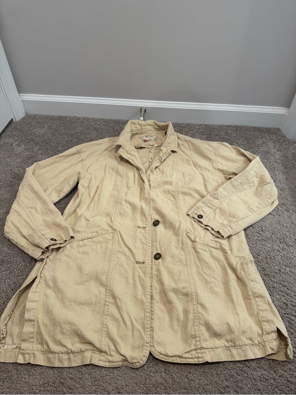 Pilcro Tan Utility-Style Jacket